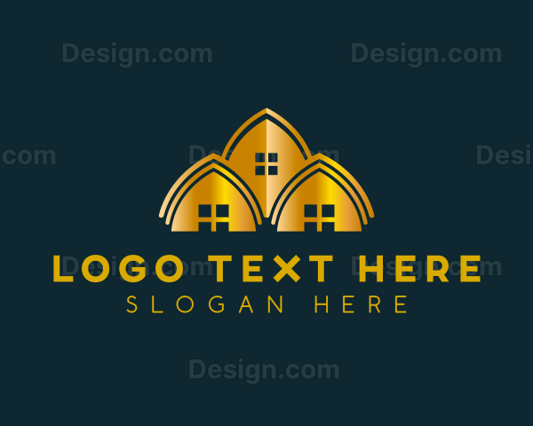 Residential Home Roofing Logo