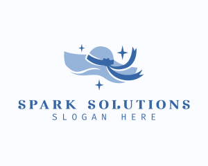 Sparkly Sun Hat logo design