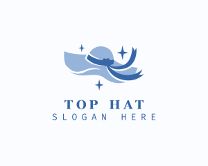 Sparkly Sun Hat logo design