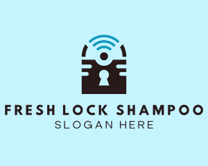 Wifi Lock Protection logo design