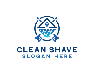 Tile Power Wash Cleaning logo design