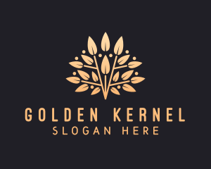 Golden Leaves Branch logo design