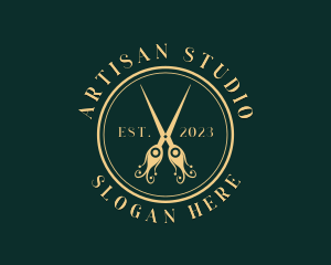 Elegant Shears Beautician logo design