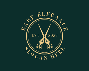 Elegant Shears Beautician logo design