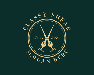 Elegant Shears Beautician logo design