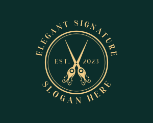 Elegant Shears Beautician logo design