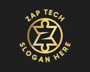 Cryptocurrency Tech Letter Z logo design