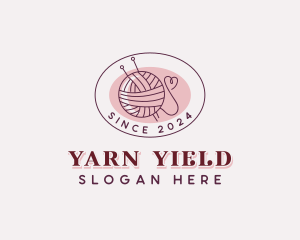 Weaving Yarn Crochet logo design