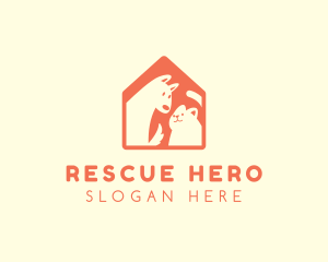 Dog Cat Shelter logo design