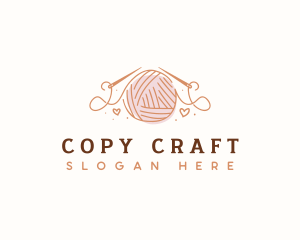 Yarn Crochet Crafts logo design