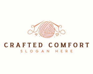 Yarn Crochet Crafts logo design