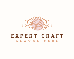 Yarn Crochet Crafts logo design