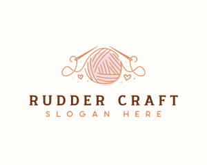 Yarn Crochet Crafts logo design