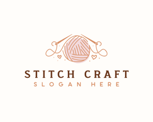 Yarn Crochet Crafts logo design