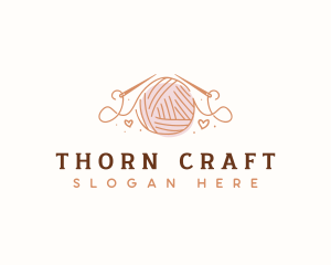 Yarn Crochet Crafts logo design