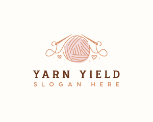 Yarn Crochet Crafts logo design