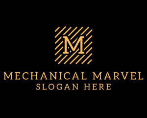 Automotive Stripe Mechanic logo design