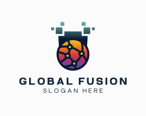 Global Gobe Digital Tech logo design