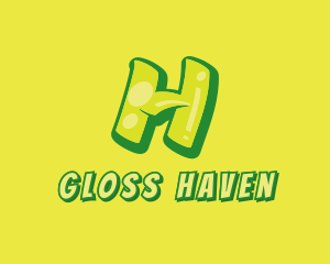 Graphic Gloss Letter H logo