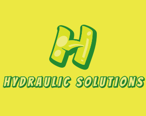 Graphic Gloss Letter H logo design