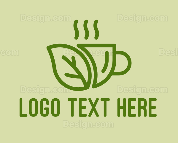 Green Coffee Drink Logo