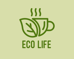 Green Coffee Drink  logo design