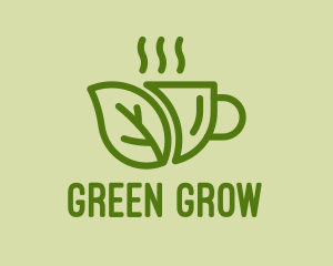 Green Coffee Drink  logo design