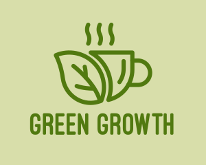 Green Coffee Drink  logo design