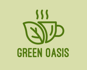 Green Coffee Drink  logo design