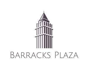 Central Plaza Outline logo design