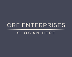 Minimalist Generic Enterprise logo design