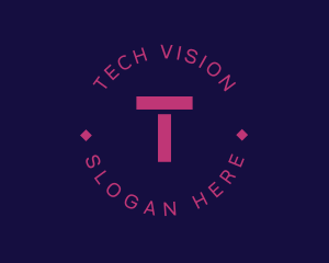 Futuristic Tech Media logo design
