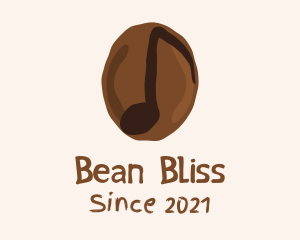 Coffee Bean Note  logo design