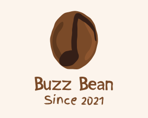 Coffee Bean Note  logo design