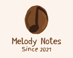 Coffee Bean Note  logo design