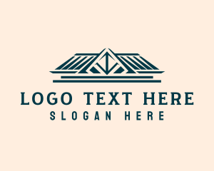 Roof - Roofing Construction Roof logo design