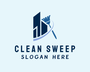 Sweeping Broom Building  logo design