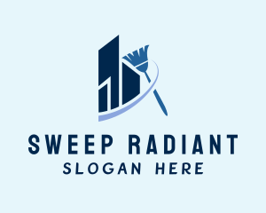 Sweeping Broom Building  logo design