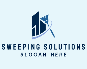 Sweeping Broom Building  logo design