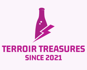 Thunder Wine Bottle  logo