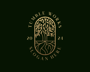 Tree Planting Horticulture logo design