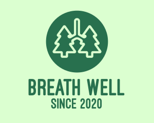 Green Pine Tree Lungs logo