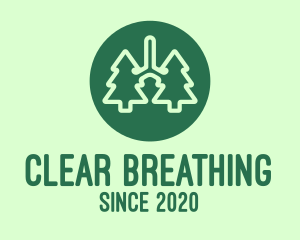 Green Pine Tree Lungs logo