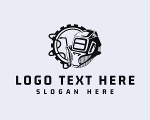 Industrial Welder Worker  logo