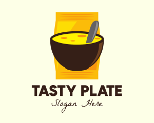 Cheesy Dish Bowl logo design