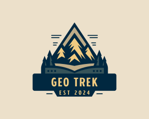 Mountain Nature Park Trekking logo design