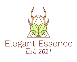 Elegant Nature Antler logo design