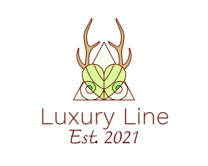 Elegant Nature Antler logo design