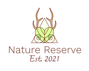 Elegant Nature Antler logo design