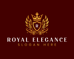 Royal Crown Crest logo design